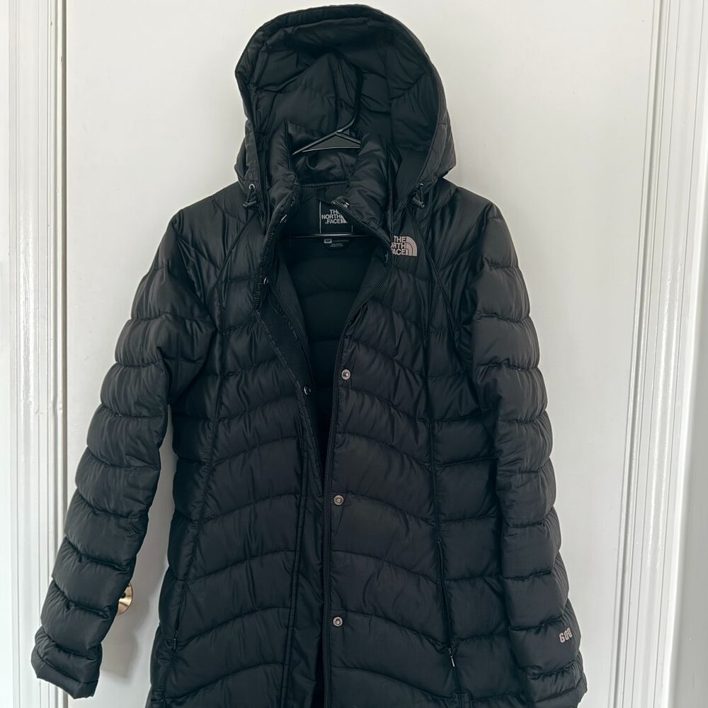 The North Face Metropolis 600 Down Puffer Parka/Jacket/Coat, Women's S, Black